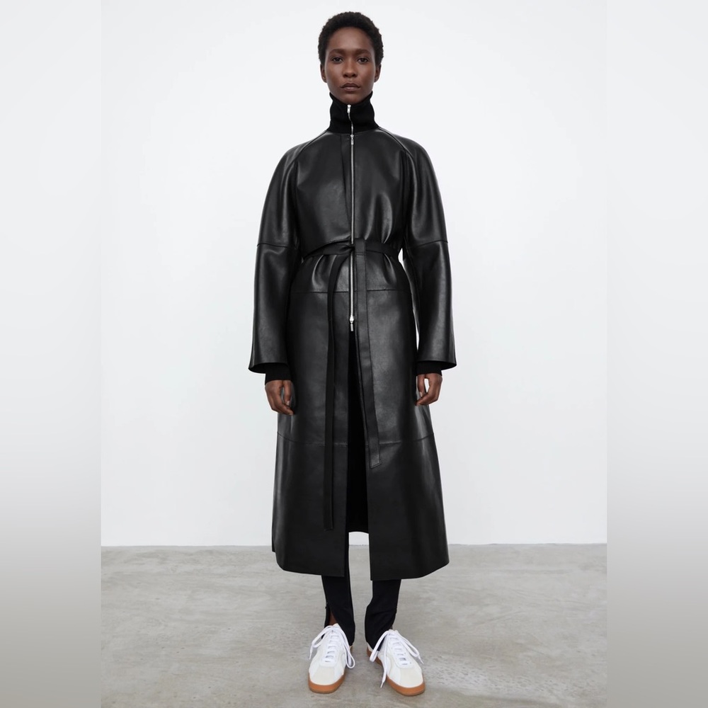 Toteme Leather Trench Size 36 Small